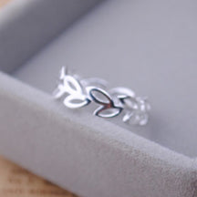 Personality Silver Plated Love Hug Rings