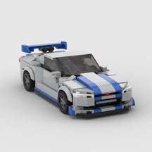 Racing Brick Toy Car Nissan GTR R34