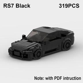 RS6 Avant R8 GT3 RS7 Speed Sports Car Building Blocks Toy