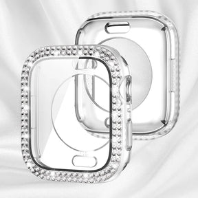 Bling Glass + Cover for Apple Watch Case