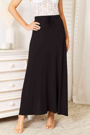 Full Size Soft Maxi Skirt