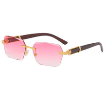 Rimless Steampunk Frameless Sunglasses