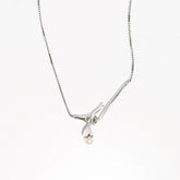 Simply Silver Plated Pearl Necklace