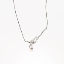 Simply Silver Plated Pearl Necklace