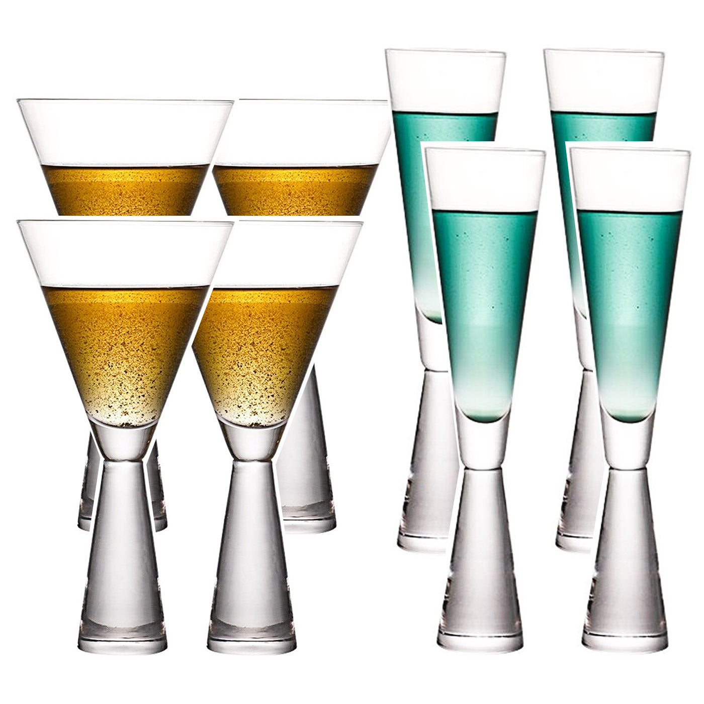 Champagne and Cocktail Glass Set