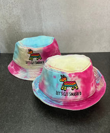 It's My Final Fiesta | Let's Get Smashed - Embroidered Bachelorette Party Dad Hats