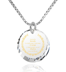 Serenity Prayer Necklace