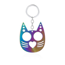 Cute Cat Self Defense Keychain