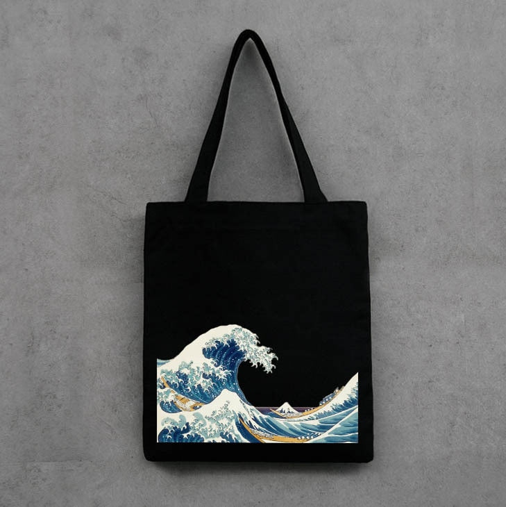 Single-Shoulder Canvas Tote Bag