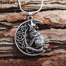 Wolf Head Necklace Pendant