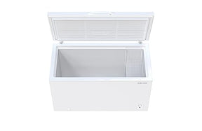 14 cu ft Chest Freezer - White, Large Storage for Families, Space-Saving Flat Back, Front Drain, Garage Ready - By Hamilton Beach