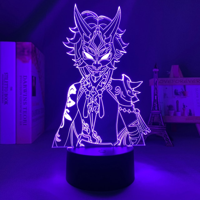 Genshin Impact Night Light 3D Illusion