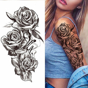 Flowers and Animals Body Tattoos