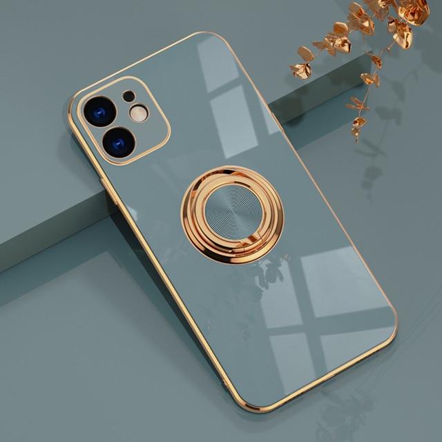 Electroplated Solid Case + Ring Holder