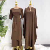 Women's Abaya Long Dress Set