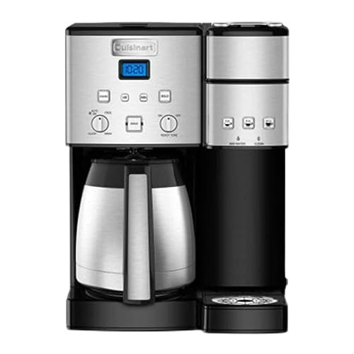 Cuisinart SS-20P1 Coffee Center 10-Cup Thermal Coffeemaker and Single-Serve Brewer, Stainless Steel