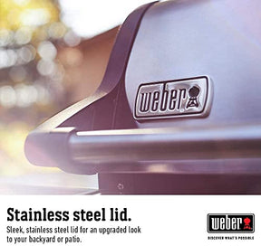 Weber Spirit S-315 Liquid Propane Gas Grill, Stainless Steel