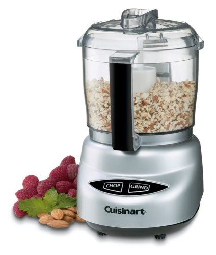 Cuisinart Food Processor, Mini-Prep 3 Cup, 24 oz, Brushed Chrome and Nickel, DLC-2ABC