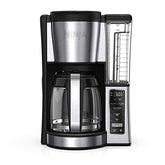 Ninja 12-Cup Programmable Coffee Brewer, 2 Brew Styles, Adjustable Warm Plate, 60oz Water Reservoir, Delay Brew - Black/Stainless Steel