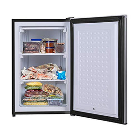 Frigidaire EFRF314-AMZ Upright Freezer 3.0 cu ft Stainless Platinum Design Series,Silver