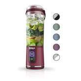 Ninja BC151CR Blast Portable Blender, Cordless, 18oz. Vessel, Personal Blender-for Shakes & Smoothies, BPA Free, Leakproof-Lid & Sip Spout, USB-C Rechargeable, Dishwasher Safe Parts, Cranberry Red