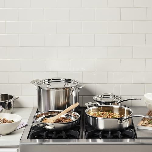 Cuisinart 12 Piece Cookware Set, MultiClad Pro Triple Ply, Silver, MCP-12N