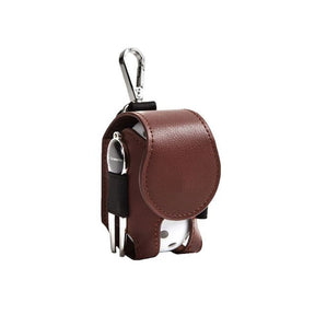 Mini Leather Golf Ball Pouch