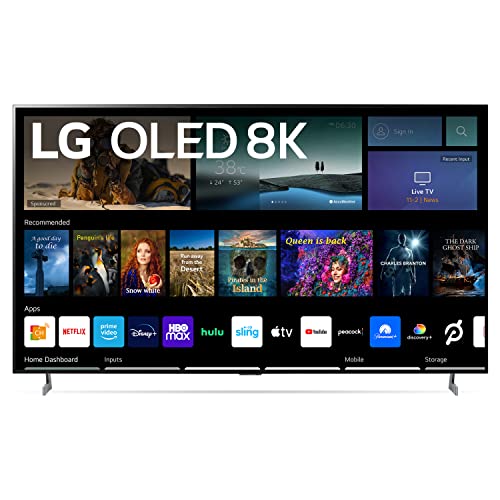 LG 77-Inch Class OLED Z2 Series Alexa Built-in Smart TV, 120Hz Refresh Rate, AI-Powered 8K, Dolby Vision IQ and Dolby Atmos, WiSA Ready, Cloud Gaming (OLED77Z2PUA, 2022)