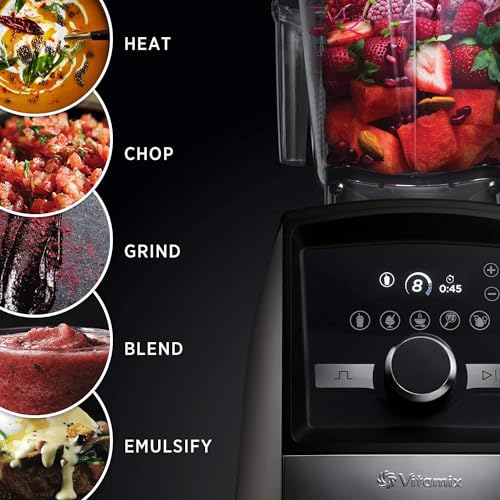 Vitamix A3500 Ascent Series Smart Blender, Professional-Grade, 64 oz. Low-Profile Container, Graphite