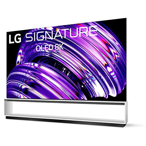 LG Signature 88-Inch Class OLED Z2 Series Alexa Built-in 8K Smart TV, 120Hz Refresh Rate, AI-Powered , Dolby Vision IQ and Dolby Atmos, WiSA Ready, Cloud Gaming (OLED88Z2PUA, 2022)