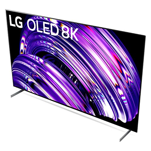 LG 77-Inch Class OLED Z2 Series Alexa Built-in Smart TV, 120Hz Refresh Rate, AI-Powered 8K, Dolby Vision IQ and Dolby Atmos, WiSA Ready, Cloud Gaming (OLED77Z2PUA, 2022)