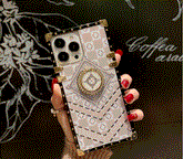 Luxury Flower Glitter Diamond Phone Case for iPhone