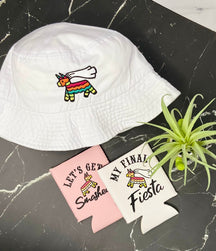 It's My Final Fiesta | Let's Get Smashed - Embroidered Bachelorette Party Dad Hats