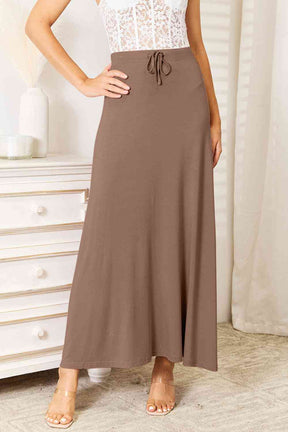 Full Size Soft Maxi Skirt