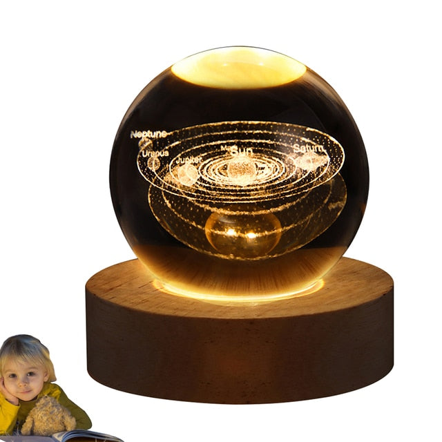 Night Lamp Crystal Ball