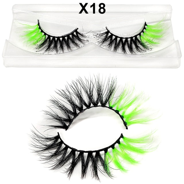 Two Color Mixed Eyelashes