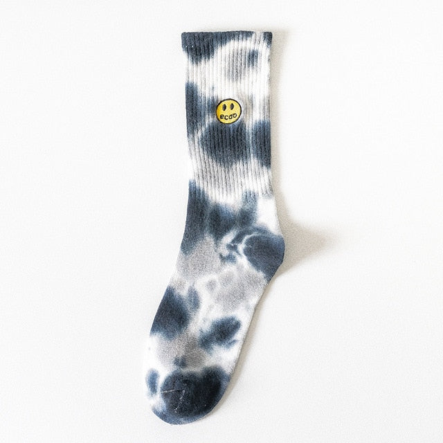 Embroidery Smile Face Socks