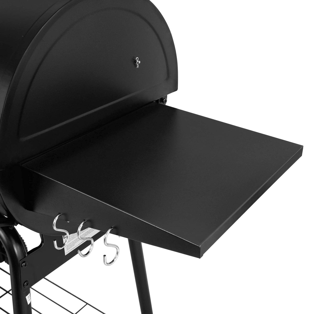 Royal Gourmet CC1830S 30" BBQ Charcoal Grill and Offset Smoker | 811 Square Inch cooking surface, Outdoor for Camping | Black