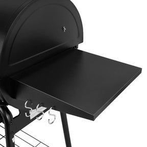 Royal Gourmet CC1830S 30" BBQ Charcoal Grill and Offset Smoker | 811 Square Inch cooking surface, Outdoor for Camping | Black