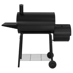 Royal Gourmet CC1830S 30" BBQ Charcoal Grill and Offset Smoker | 811 Square Inch cooking surface, Outdoor for Camping | Black