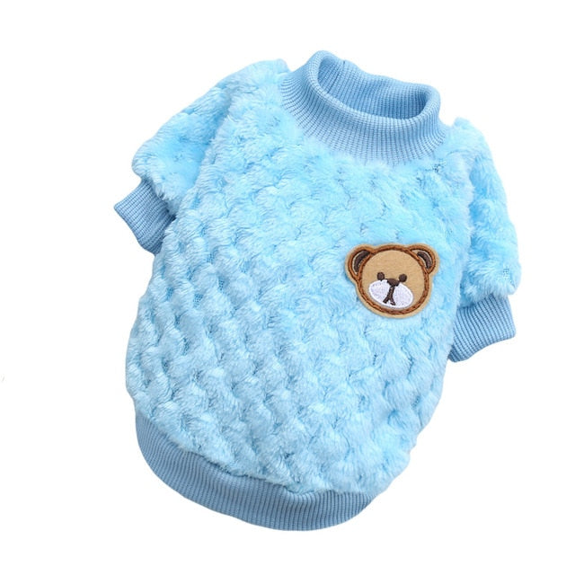 Bear Embroidery Pet Vest