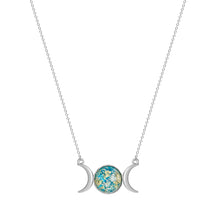 Triple Moon Goddess Necklace