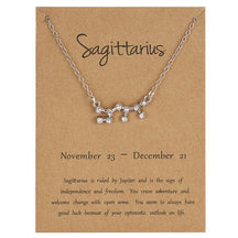 12 Constellation Zodiac Sign Necklace