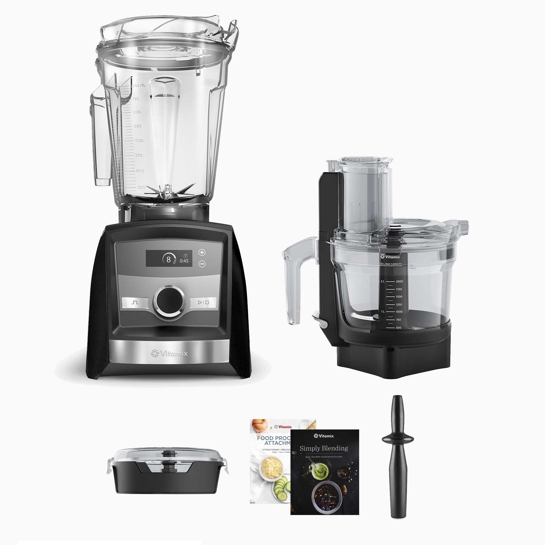 Vitamix Ascent Series A3300 SmartPrep Kitchen System, Black, 64 Fl Oz