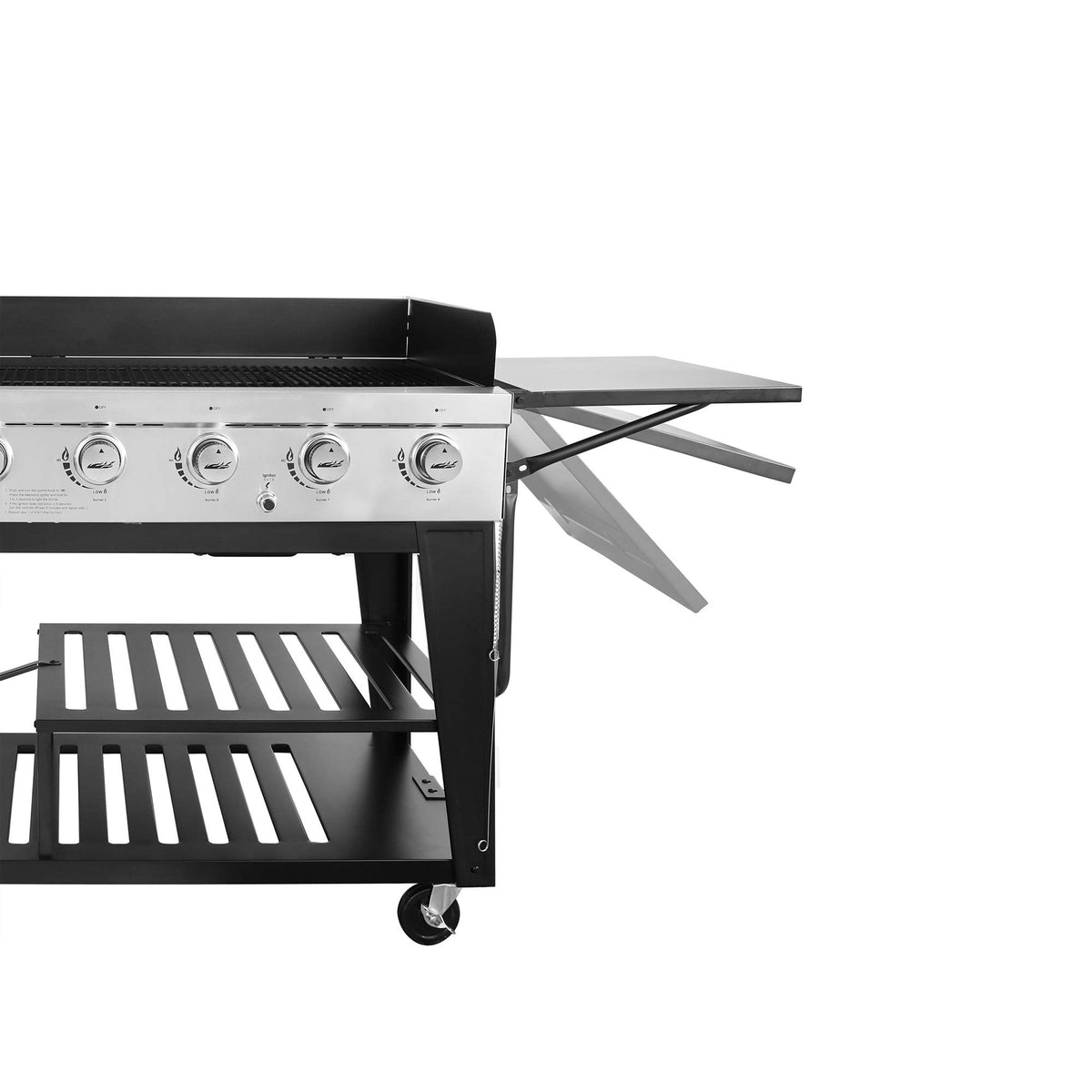 Royal Gourmet Event 8-Burner BBQ Propane Gas Grill with Cover, Picnic or Camping Outdoor