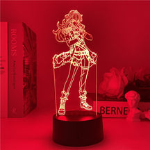 Genshin Impact Night Light 3D Illusion