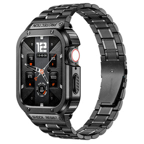 Stainless Steel Strap+Case For Apple Watch