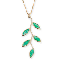 Sterling Silver Olive Leaf Necklace