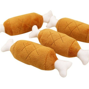 Pet Chicken Legs Plush Toy