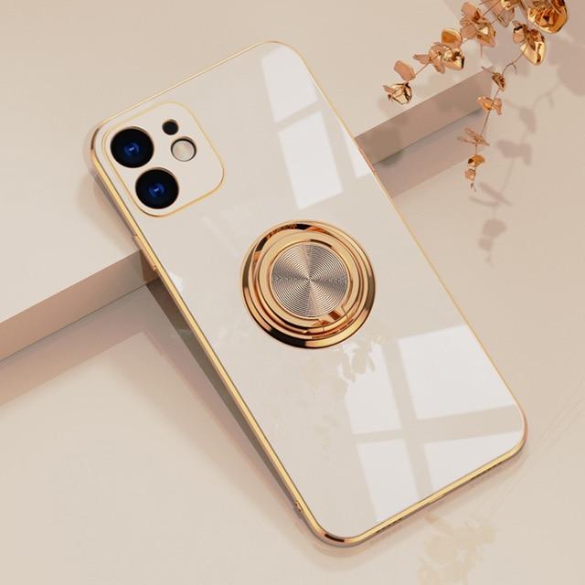 Electroplated Solid Case + Ring Holder